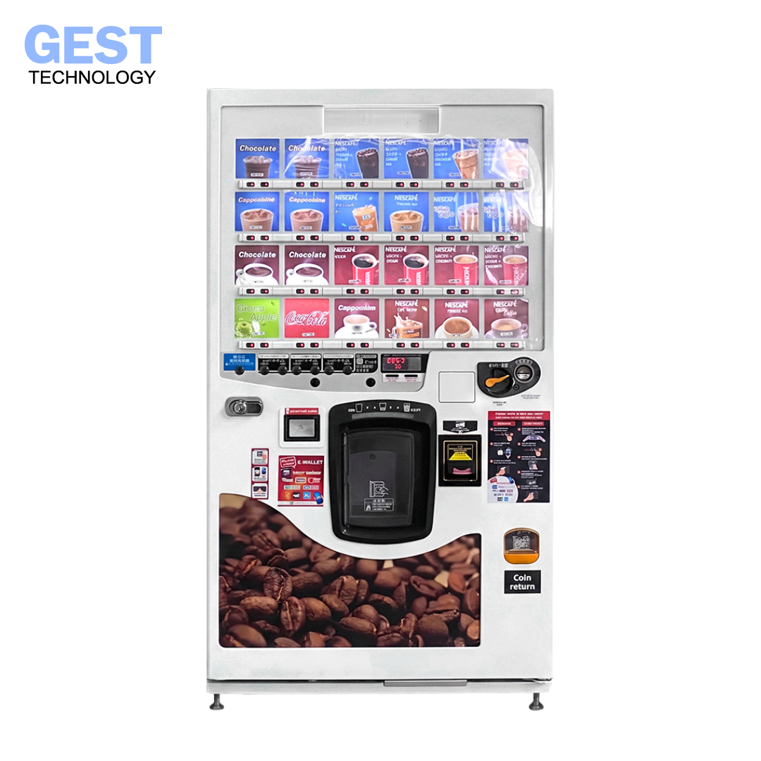 Fuji 382 Hot & Cold Coffee Vending Machine front view