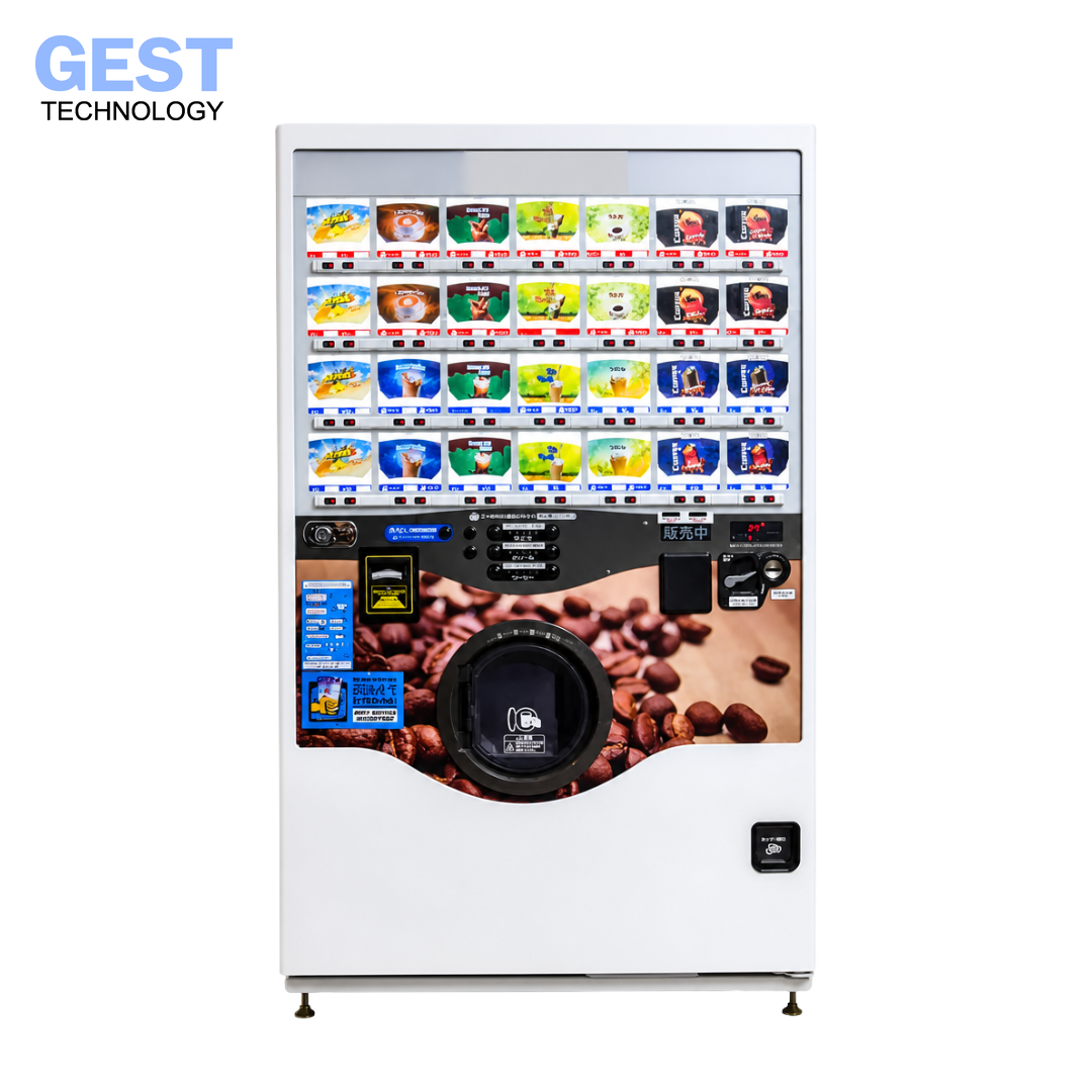 Fuji 483 Hot & Cold Coffee Vending Machine front view