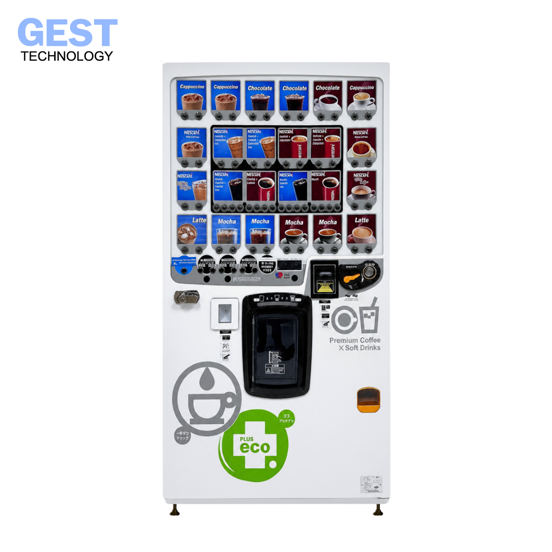 Fuji 283 Hot & Cold Coffee Vending Machine front view