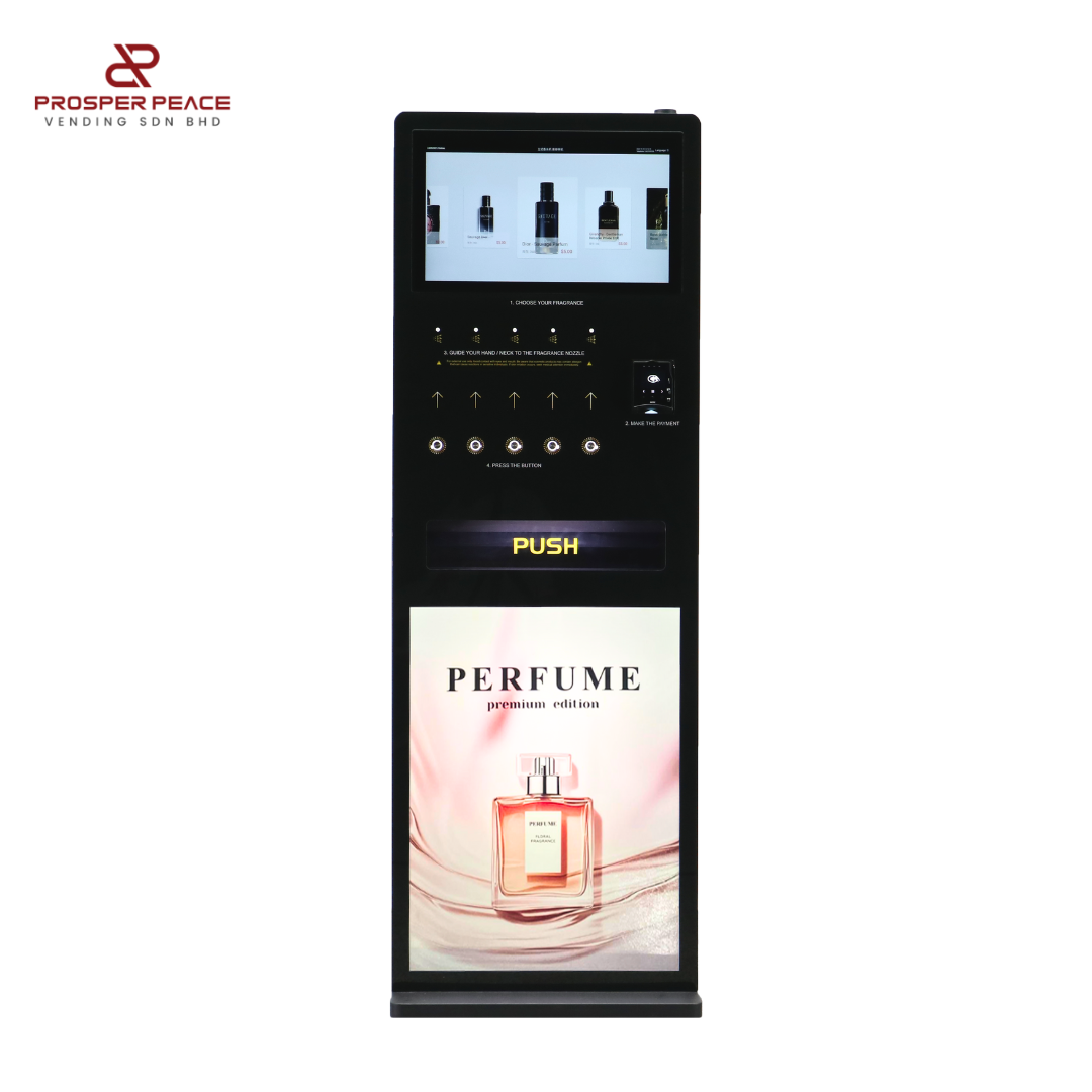 How to use Perfume Spray & Sell Vending Machine