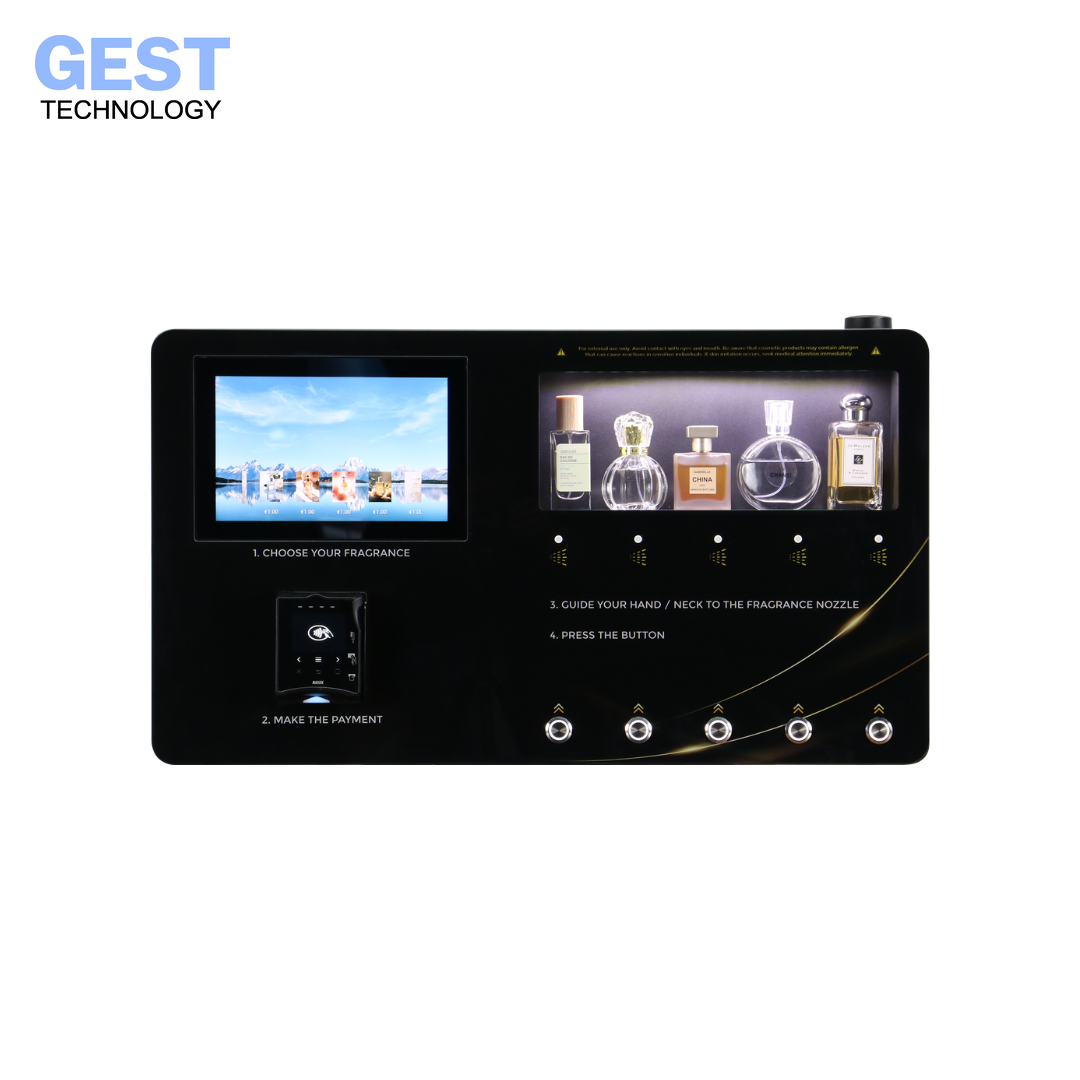 Wall-Mounted Perfume Spray Vending Machine front view