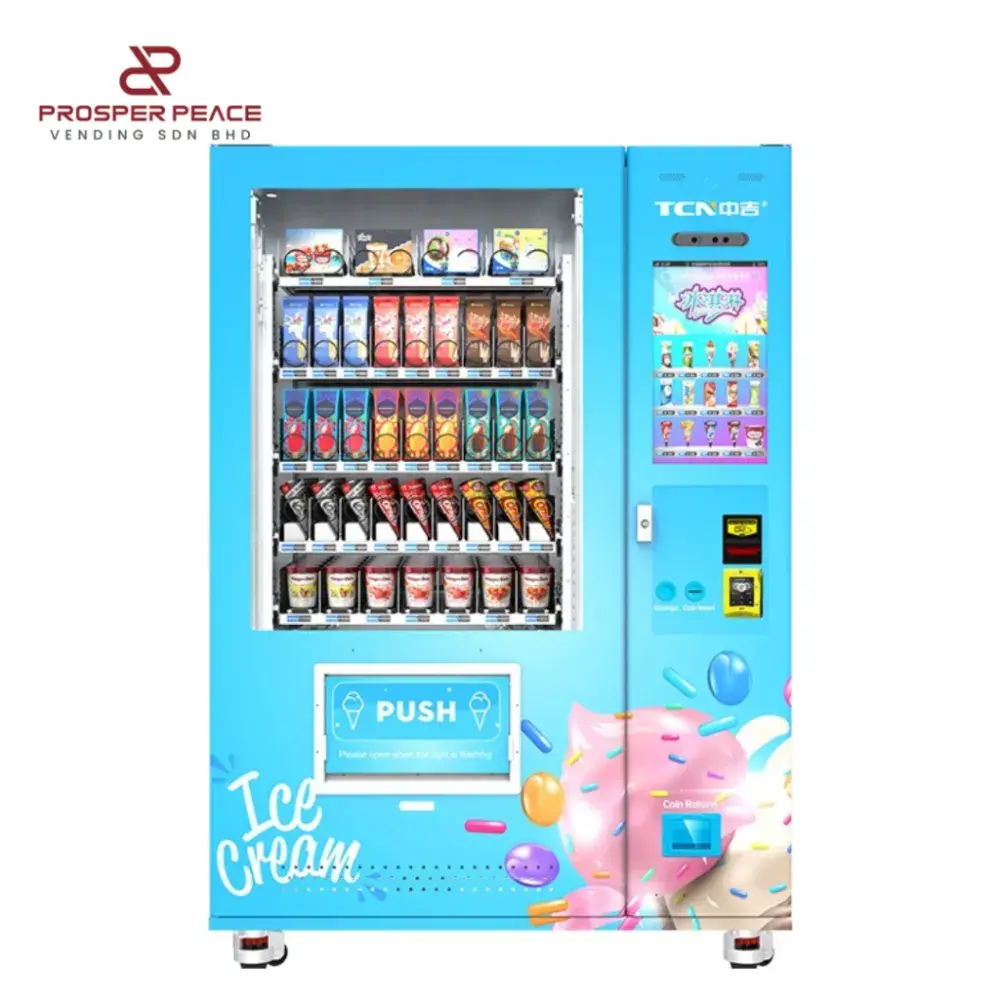 TCN FEL-9C V22 touchscreen frozen food vending machine