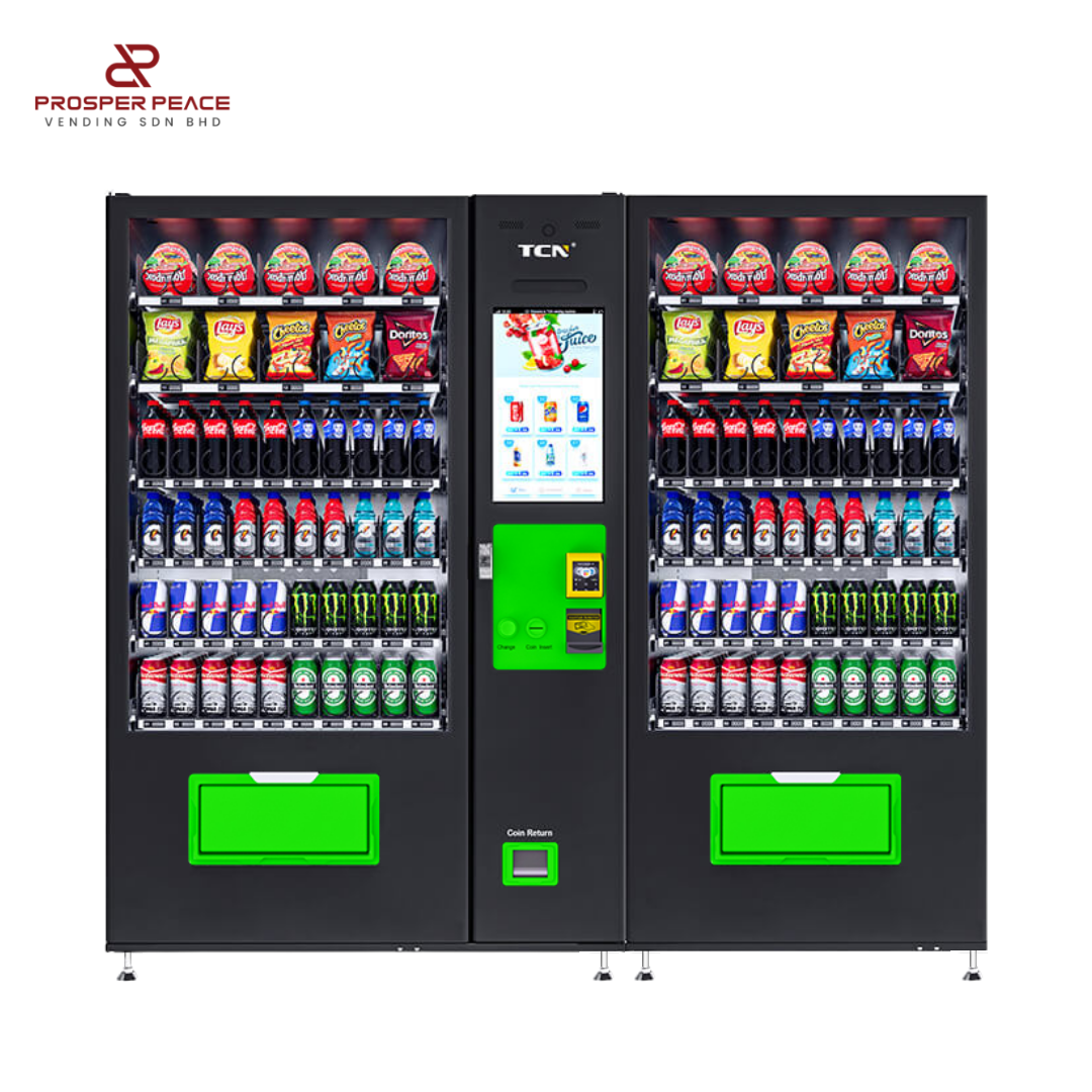 TCN D720-10C V22+10R double touchscreen vending machine in Proser Peace