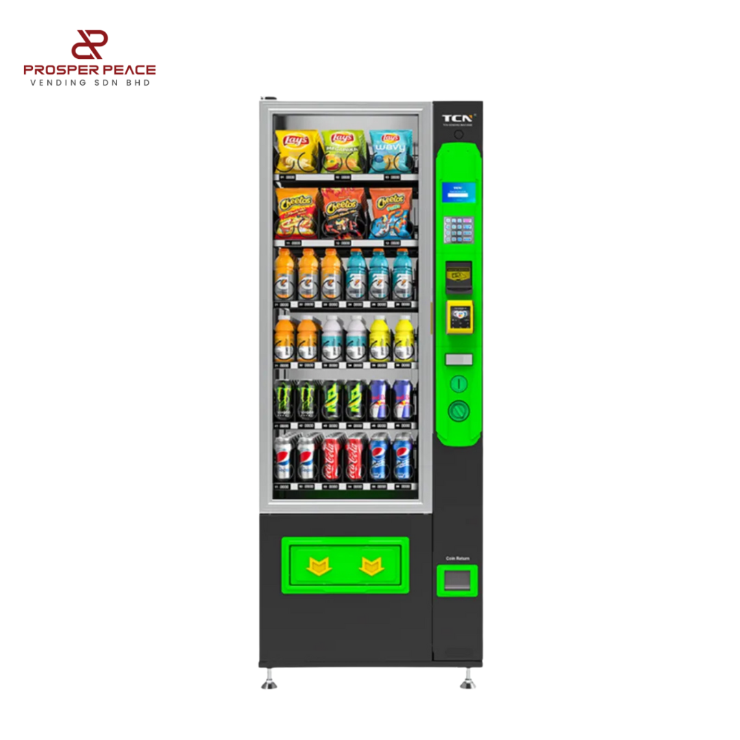 TCN D720-6G compact snack and drink vending machine in Gest Technology Malaysia
